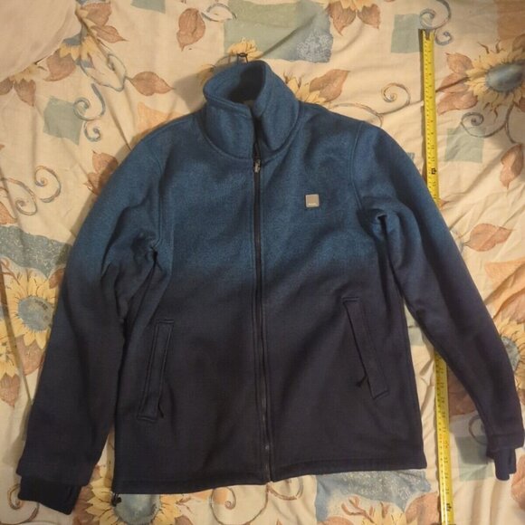 Bench Fleece Zipper Pocket Full Zip Jacket, Excellent Condition Men Size Large - Picture 1 of 9